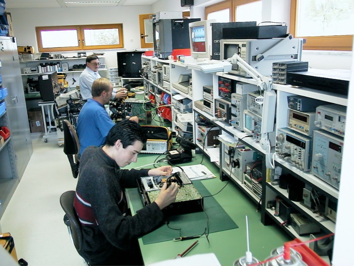 Eigene Reparaturwerkstatt in Winterkasten